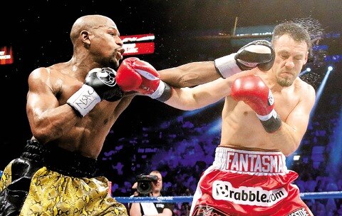 Mayweather ve lejos duelo ante “Canelo”