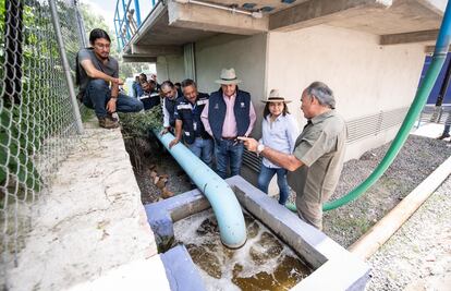 Supervisan trabajos en Río Querétaro