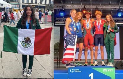 Triatleta queretana logra medalla de bronce en Hamburgo