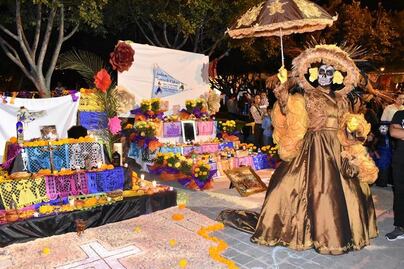 Altar dedicado a Quetzalcóatl gana concurso en Pedro Escobedo
