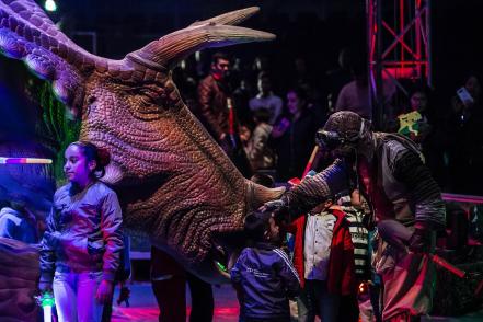 Dinosaurios toman la ciudad