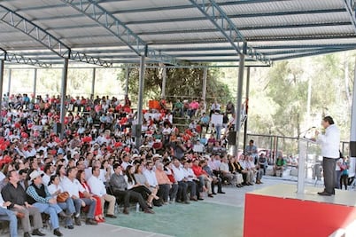 Pedraza rinde su segundo informe 