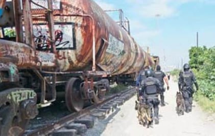 Roban tren en Santa María Magdalena
