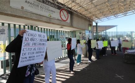 Médicos y enfermeras protestan por falta de insumos ante Covid-19 en hospital de Toluca
