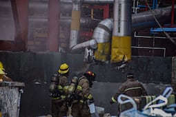 Controlan incendio por derrame de aceite en empresa del Parque Industrial Benito Juárez
