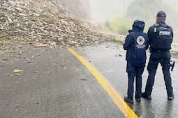 Obras en la carretera 57 causan deslaves en Cuesta China