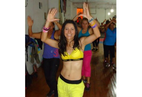 Macroclase de Zumba en Cerrito Colorado