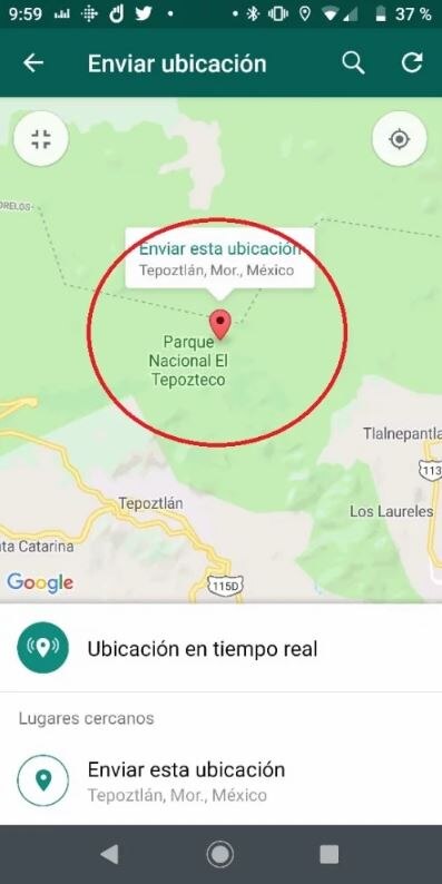 Cómo enviar una ubicación falsa por WhatsApp