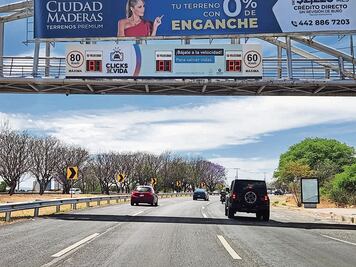 Fotomultas en el anillo vial Fray Junípero Serra están en pausa 