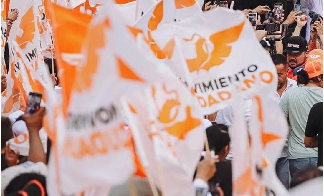 Mitin de Movimiento Ciudadano. Foto: Tomada de Facebook