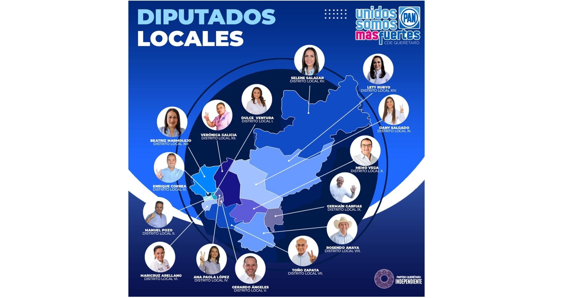 PAN tendrá un cómodo control en la siguiente legislatura de Querétaro