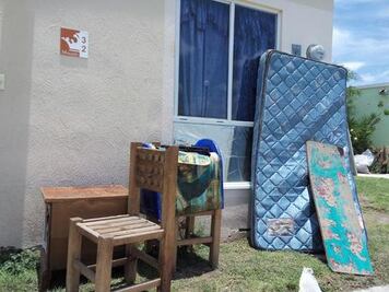 Inundados. Lo perdieron todo con las aguas negras