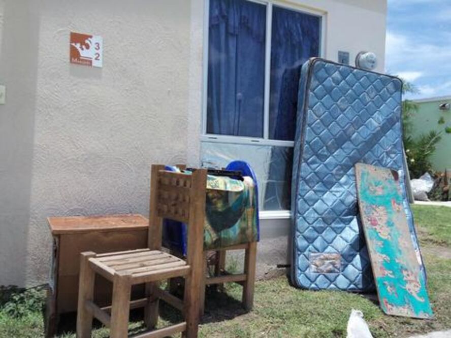 Inundados. Lo perdieron todo con las aguas negras