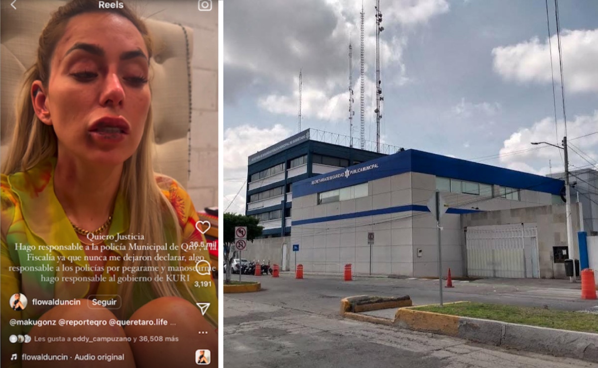 La influencer Florencia Alduncin denuncia abuso por parte de policías de Querétaro