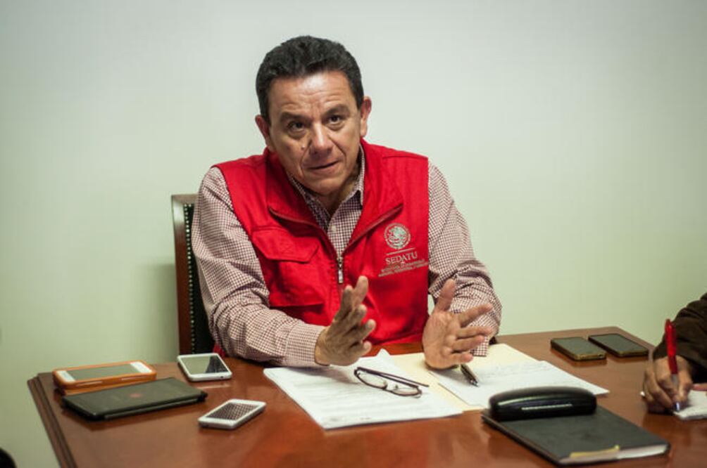 Reginaldo Rivera, delegado federal de la Procuraduría Agraria en Querétaro, dijo que no pueden apoyar a los ejidatarios en asuntos legales (RICARDO LUGO. EL UNIVERSAL)