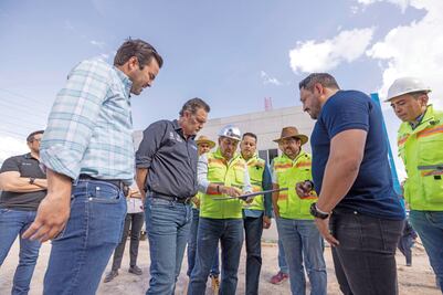 Supervisa Kuri construcción de edificio de la SSC