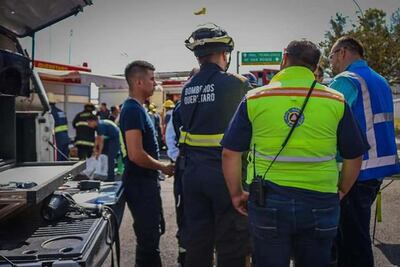 Registran derrame de material tóxico en parque industrial