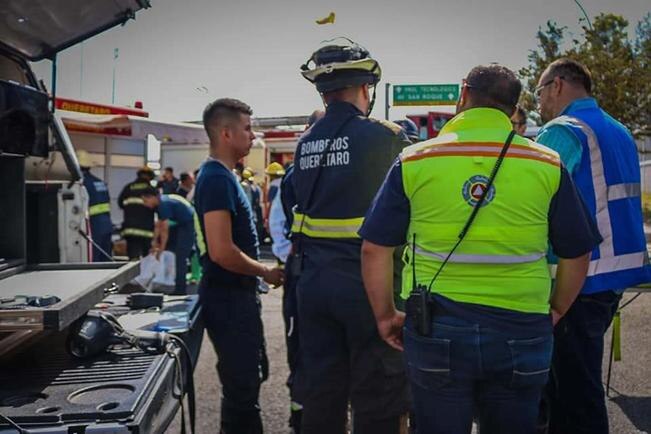 Registran derrame de material tóxico en parque industrial