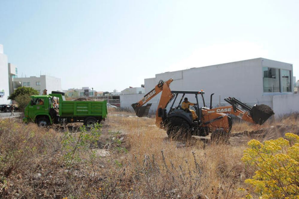 El programa de limpia de predios comenzó en el tercer mes de la administración y busca mejorar la imagen urbana del municipio (ARCHIVO EL UNIVERSAL)