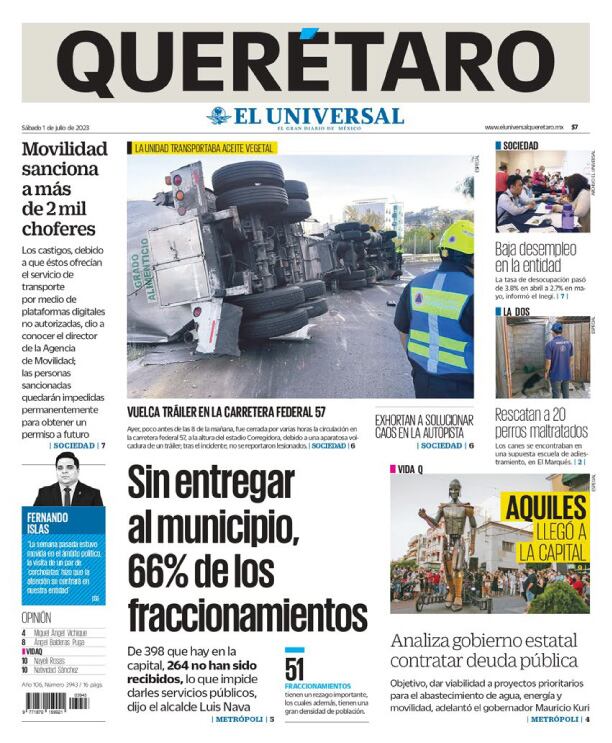 Portada 01 de julio de 2023