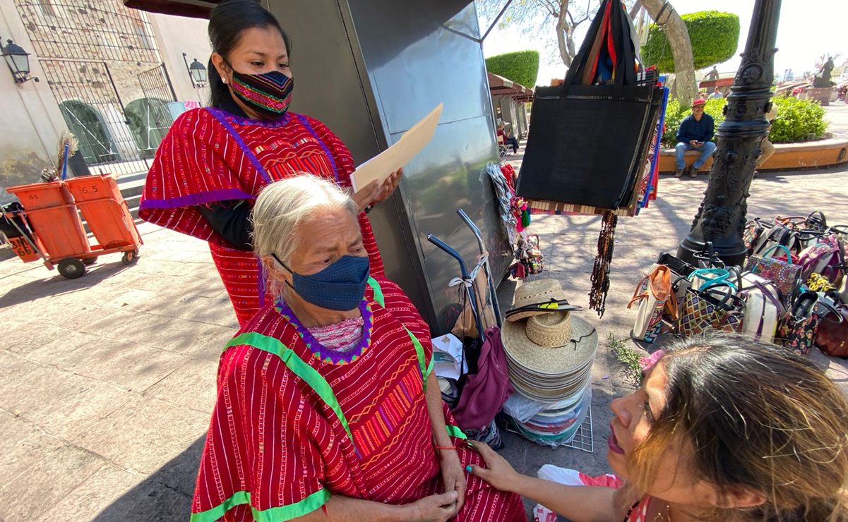 "No hay quién se haga responsable" del incendio de un carrito de artesanías en Querétaro