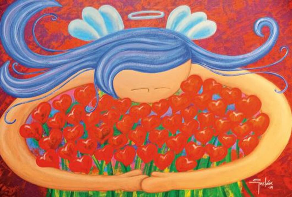 Corazones al aire en la Casa del Faldón