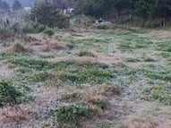 Detectan presencia de hielo en comunidad de La Cañada