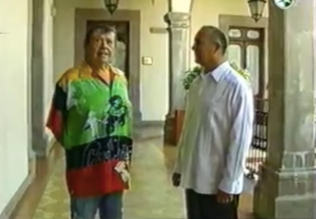 El día que Chabelo visitó la Casa de la Corregidora y el Teatro de la República