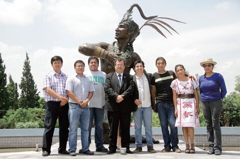 Rehabilitan fuente de Rectoría de la UAQ