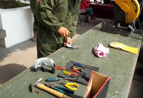 Baja afluencia para canje de armas