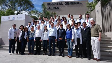 #Avance FDS entrega equipo al Hospital General de Jalpan 