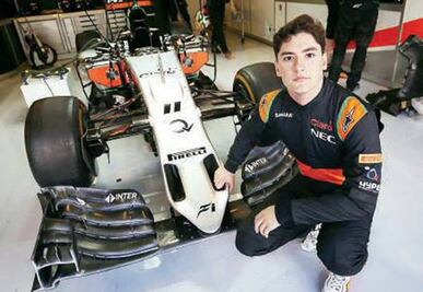 Alfonso Celis se prueba en la F1