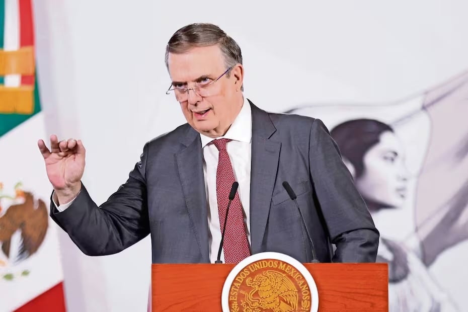 Marcelo Ebrard dijo que no veía abuso en la estancia de su hijo en la representación mexicana, donde estuvo durante la pandemia de Covid. Foto: Archivo EL UNIVERSAL