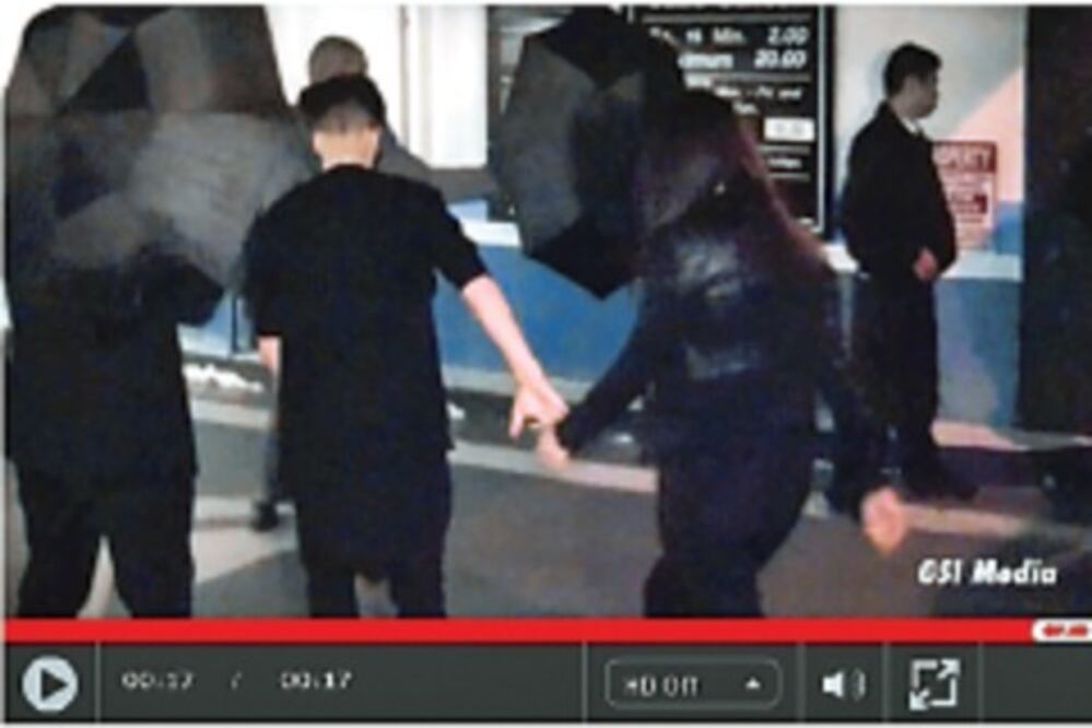 La pareja se reencuentra 