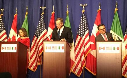 Cierra cuarta ronda del TLCAN con amplias diferencias