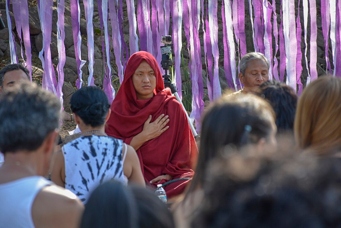 La guía para llevar al público en esta experiencia única fue Ileana Ponce, directora de Fundación Medita México foto