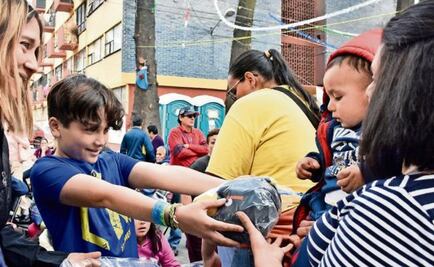 Llegan los Reyes al Multifamiliar de Tlalpan