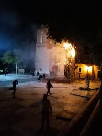 Lamenta INAH incendio del Chimal de Tolimán