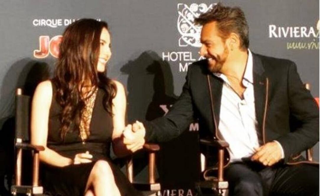 Martha Higareda y Eugenio Derbez. Foto: Instagram