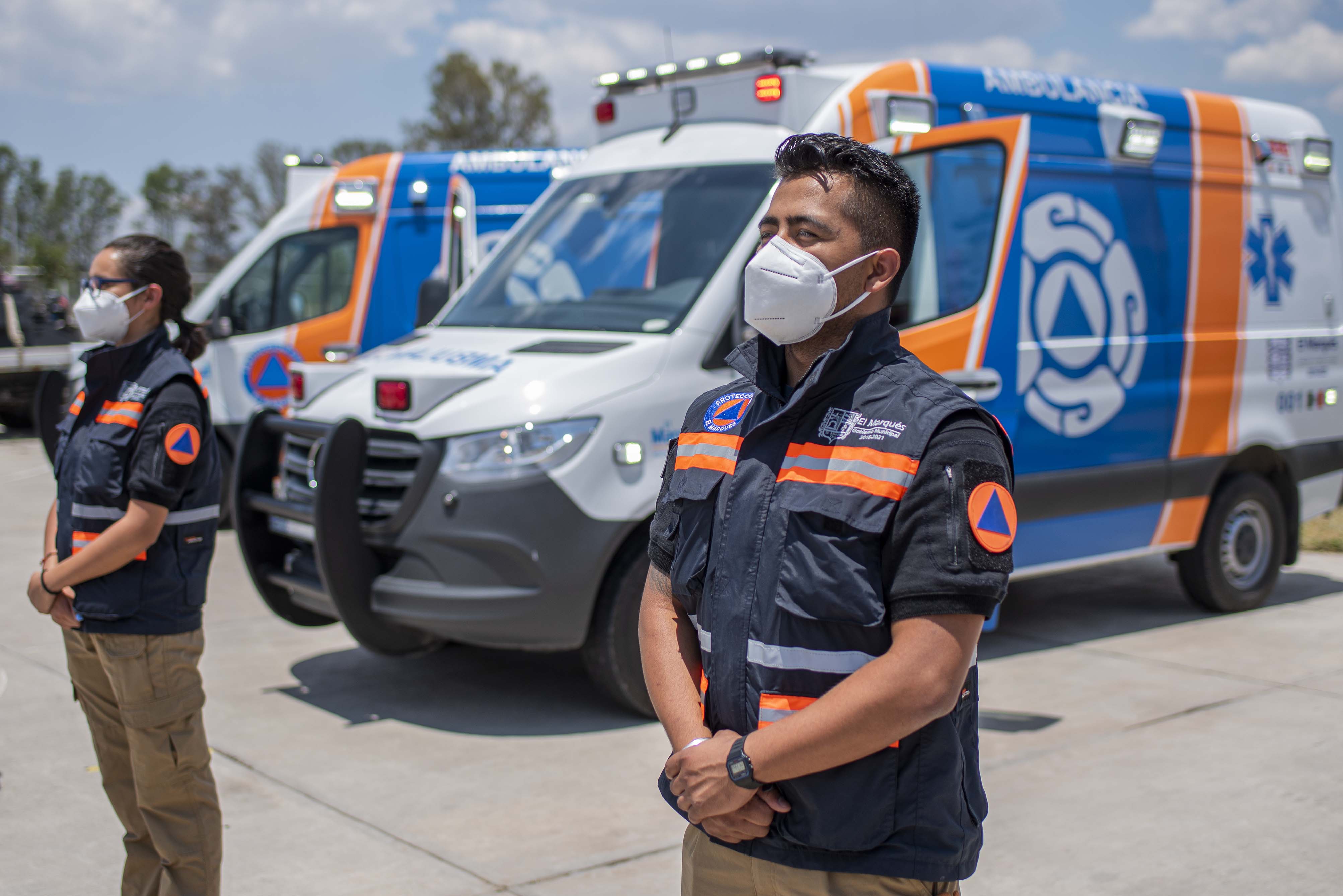 El Marqués adquiere 3 ambulancias equipadas
