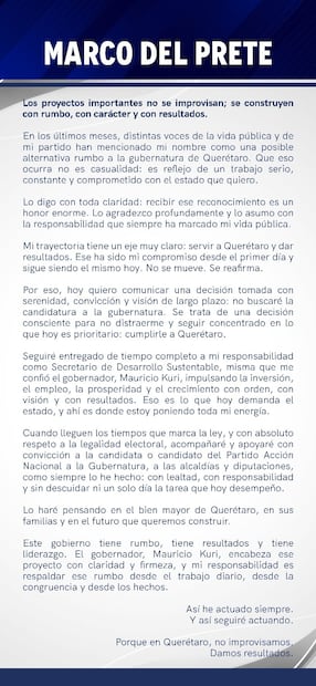 Foto. Facebook Marco Del Prete