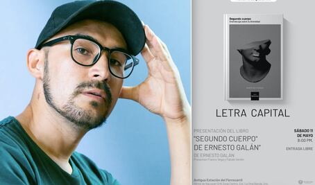 Ernesto Galán llega con su libro debut:  “Segundo cuerpo”