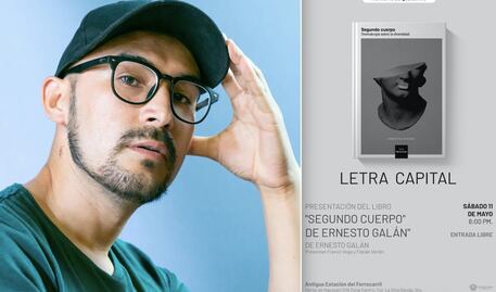 Ernesto Galán llega con su libro debut: “Segundo cuerpo”