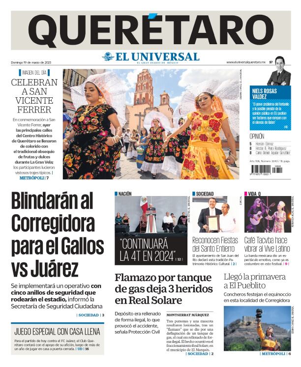 Portada 19 de marzo de 2023