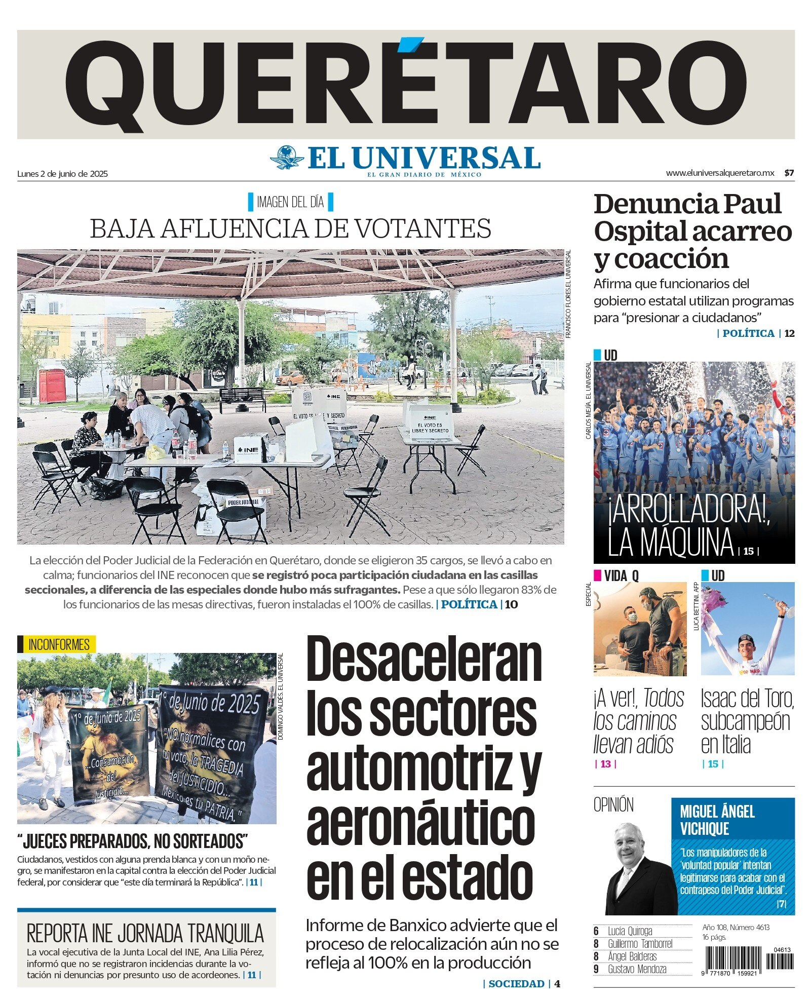Portada 02 de junio de 2025