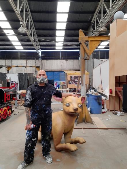 La obra de Luis Sánchez estará en el desfile navideño de Querétaro 