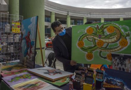 La pintura de superhéroes, un modo de vida en Querétaro 