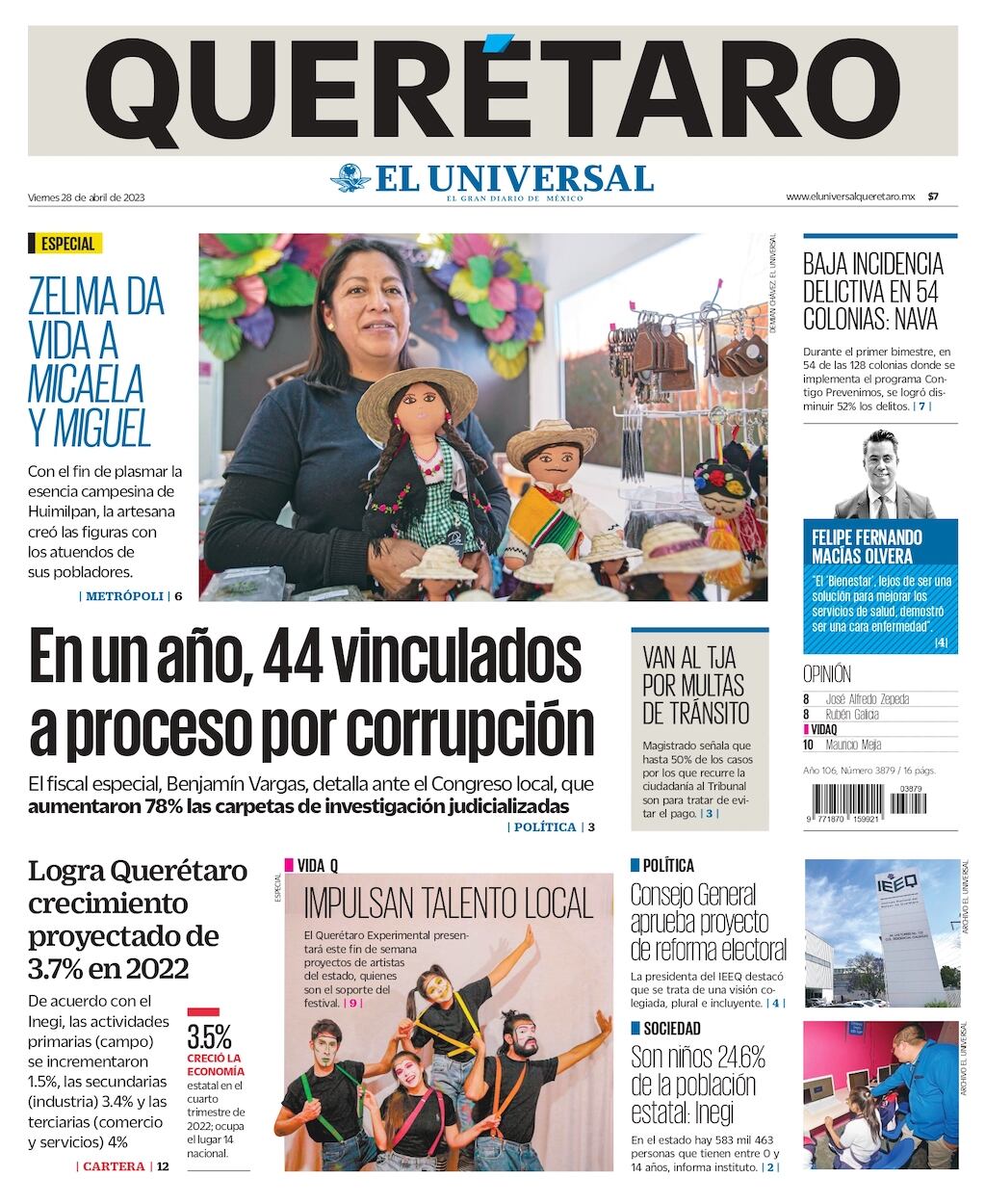 Portada 28 de abril de 2023