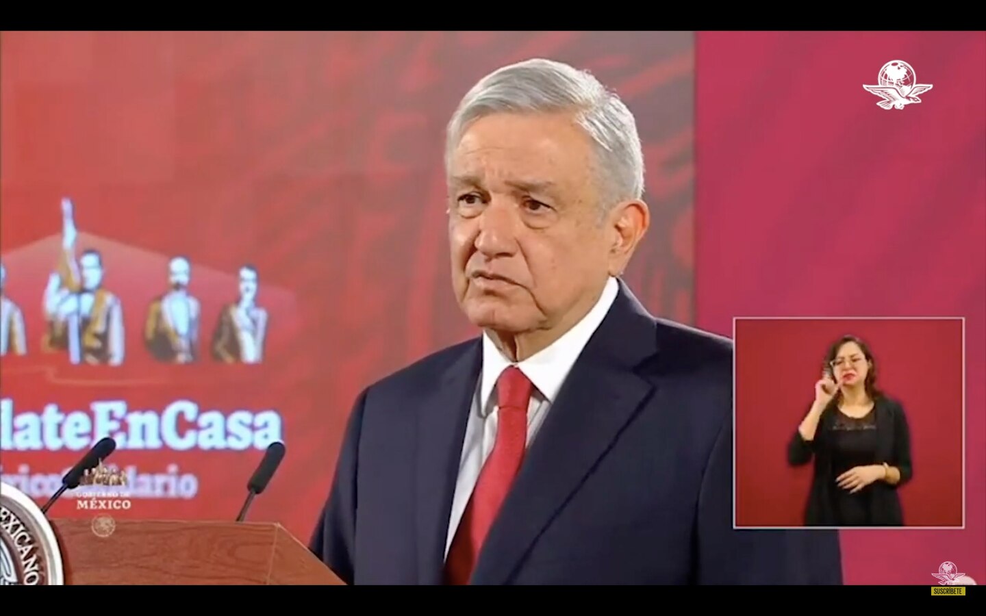 AMLO se hará hoy prueba de coronavirus, previo a viaje a EU