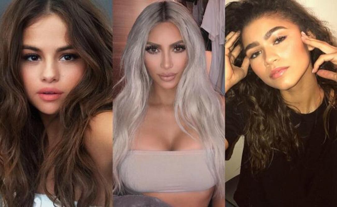 Foto: Instagram selenagomez/kimkardashian/ zandaya